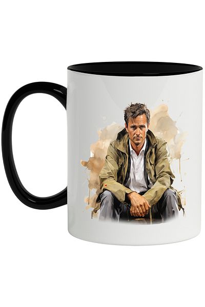 StoryGift Romania Mug With Daniel Craig, Actor, Star, Hollywood, Movies, Multicolor 330 ml, Ceramics, With ,STG