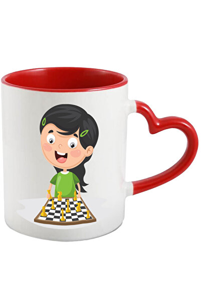 StoryGift Romania Cana Cu Sahist, Hobby, Copil, Tabla De Sah, Piese, Joc, Mul...