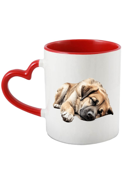 StoryGift Romania Cana cu un caine care doarme lat | ilustratie | oboseala | ...