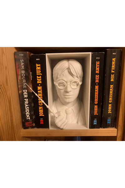 Harry Potter Büst Kitap Tutucu Dekoratif Obje
