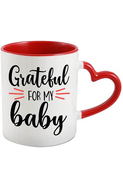 StoryGift Romania Mug for grateful mothers for their baby - maternal love with Handle, With ,STG