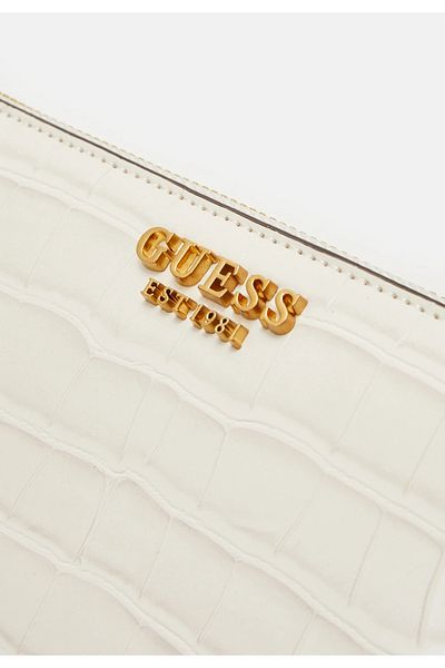 Guess Large Women's Wallet Laurel (CX) Slg Swcx85 00460 Ecru