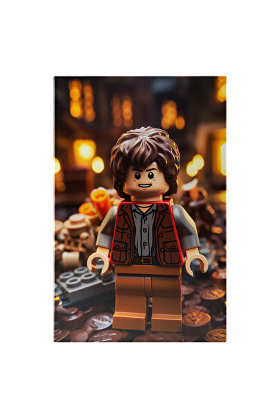 StoryGift Romania Tablou Canvas: Minifigurina Baietel Cu Par Lung Si Privire ...
