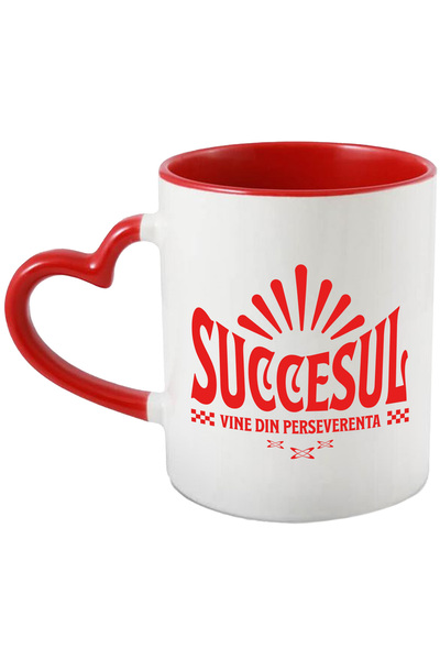 StoryGift Romania Cana cu Text In imba Romana Succesul Vine Din Perseverenta,...