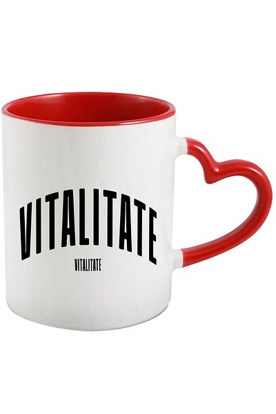 StoryGift Romania Mug The Word Vitality, Motivational, Self Help, Self-Understanding, Appreciation, With ,STG.