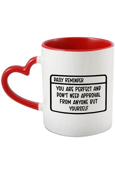 StoryGift Romania Mug for those who consider themselves perfect and do not need the confirmation of others, With ,STG