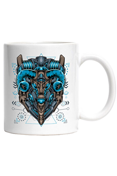 StoryGift Romania Cana Cu Berbec, Mecha, Robot, Geometric, SF, Cyberpunk, Mul...