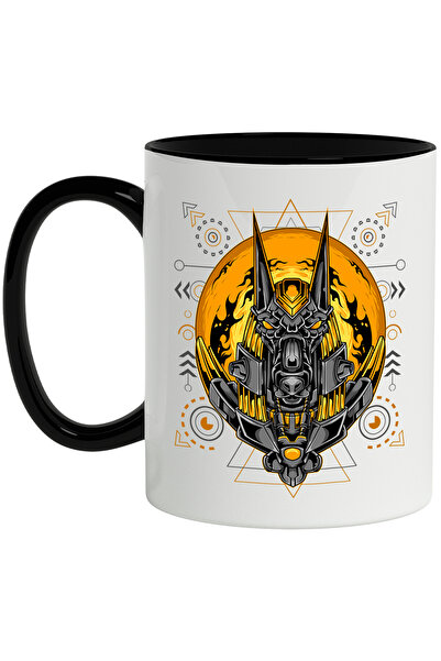 StoryGift Romania Cana Cu Anubis, Mecha, Robot, Sci Fi, Flacari, Sfera, Zeu, ...