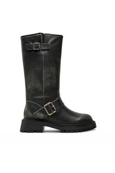 Pepe Jeans ghete de damă până la gleznă PLS50566 negre