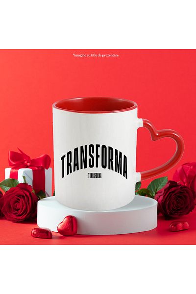 StoryGift Romania The Word Transforms Mug, Motivational, Self Help, Self-Understanding, Appreciation, With,STG