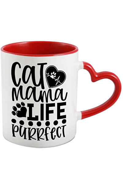 StoryGift Romania Cana pentru mamele de pisici cu text in engleza - "Cat mama...