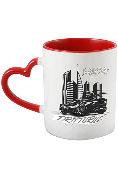 StoryGift Romania Cana iubesc drifturile masina sport cladiri inalte, 330ml, Ceramica cu Maner Ini, Cu ,STG