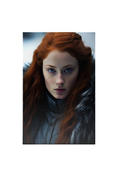 StoryGift Romania Tablou Canvas: Portret Personaj Sansa Stark Serial Game Of Thrones Par Ginger Sf Celebritate Ur