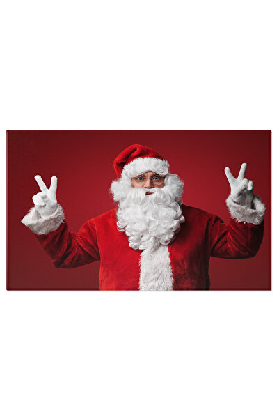 StoryGift Romania Tablou Canvas Mos Craciun Raspandind Bucurie Si Pace O Imag...