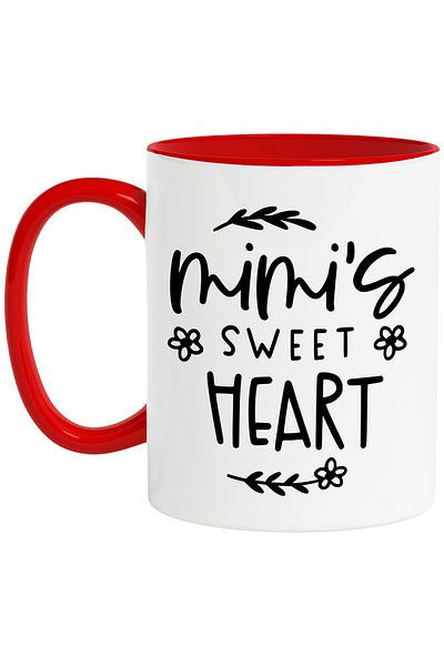 StoryGift Romania Cup with popcorn and the text in English "Mimi's sweet heart" - sweetie, with, STG