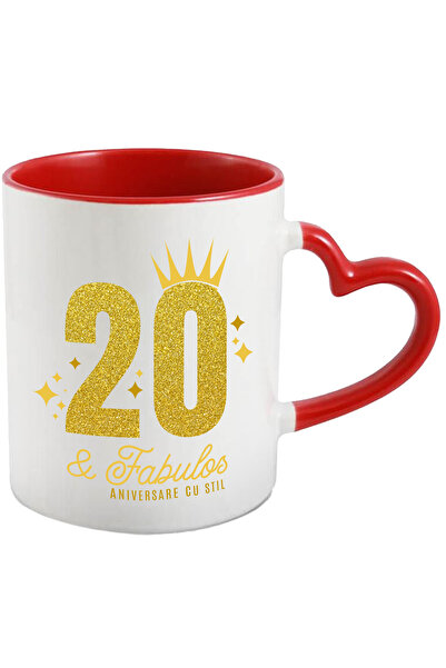StoryGift Romania Cana aniversare 20 ani, petrecere, distractie, 330ml, Ceram...