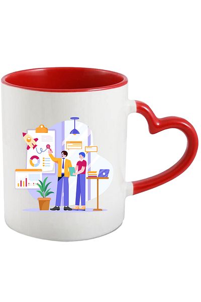 StoryGift Romania Cana Cu Racheta, Planificator, Birou, Laptop, Grafice, Multicolor 330 ml, Cerami, Cu ,STG
