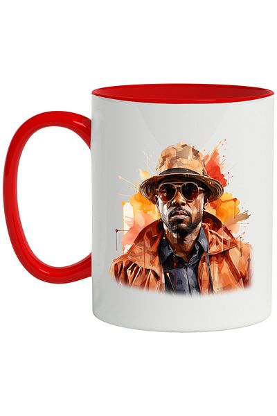 StoryGift Romania Mug With Kanye West, Singer, Rapper, Musician, Artist, Multicolor 330 ml, Ceram, With ,STG
