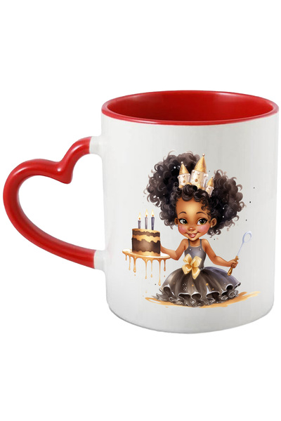 StoryGift Romania Cana cu o fetita de culoare | ilustratie | aniversare | buc...