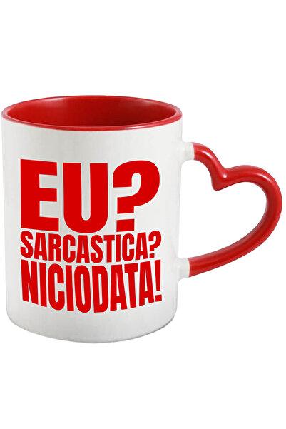 StoryGift Romania Cana cu Design In Limba Romana Text Haios Eu Sarcastica Nic...