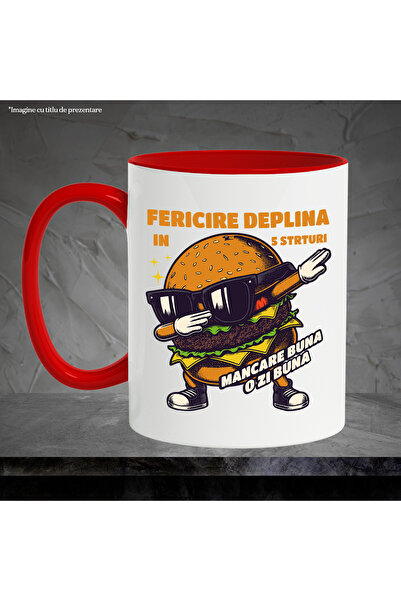 StoryGift Romania Burger Cup making dab full happiness in three layers good food have a good day,, With ,STG