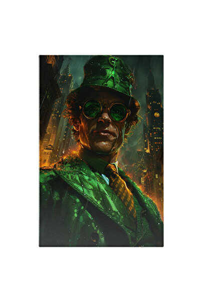 StoryGift Romania Tablou Canvas: Antagonist Privind La Cameră În Costum Și Pă...