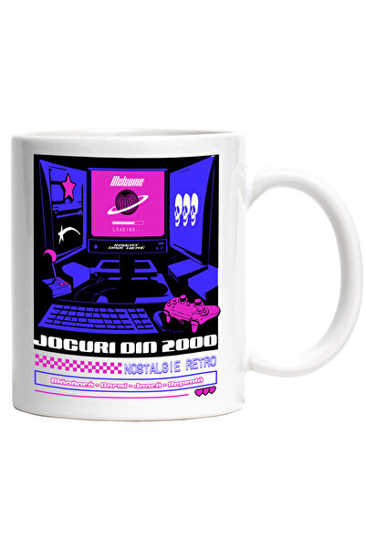 StoryGift Romania Cana monitor video Jocuri din 2000. Nostalgie retro, 330ml,...