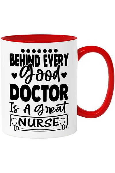 StoryGift Romania Mug with hearts and a message that a wonderful assistant is always there, With ,STG