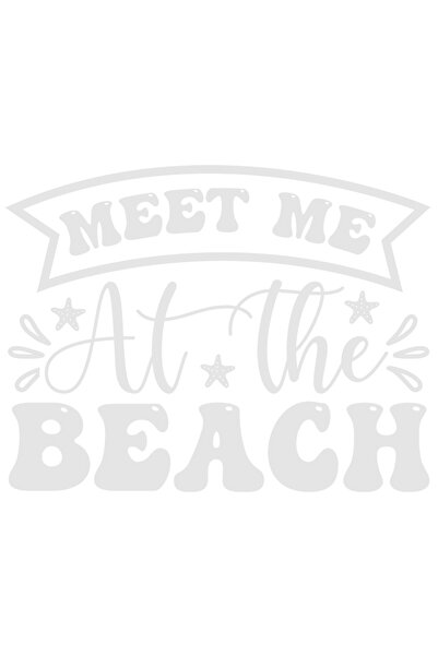 StoryGift Romania Sticker Eticheta 40CM Exterior cu textul "Meet me at the be...