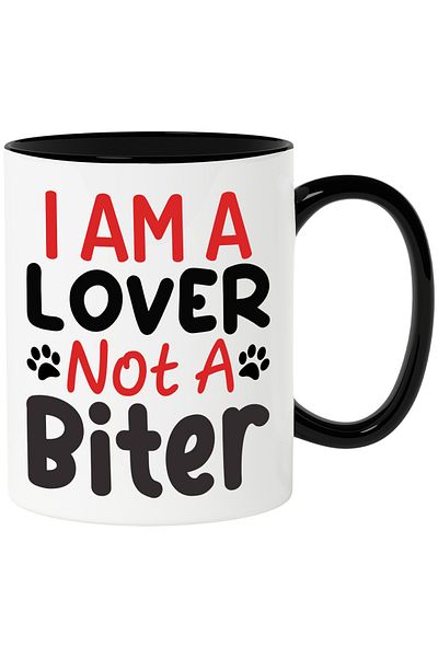 StoryGift Romania Mug for dog lovers - dogs who are loving, not "biting" with , With ,STG