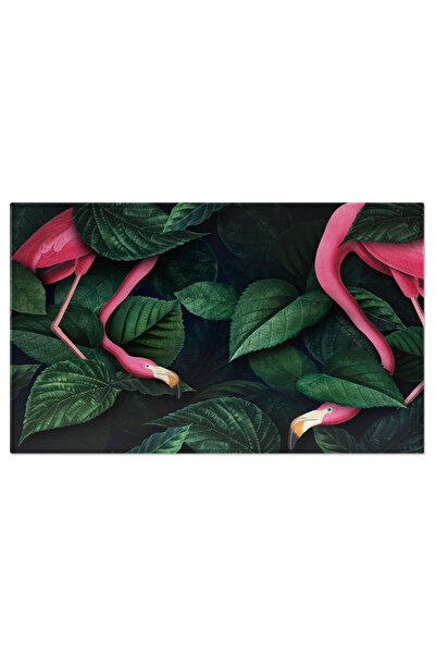 StoryGift Romania Tablou Canvas: Rasarit De Soare Cu Flamingo - Copaci, Flami...