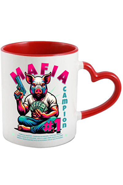 StoryGift Romania Cana Porcul Mafiot Campion cu Pistol si Dolari Americani, 3...