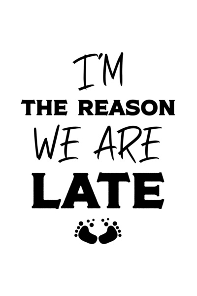 StoryGift Romania Sticker Eticheta 40CM Exterior cu textul "Eu sunt motivul p...