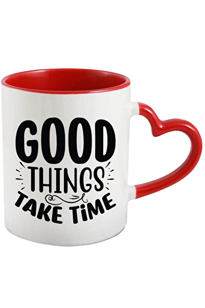 StoryGift Romania Cana cu textul in engleza "Good things take time" - lucrurile bune necesita timp, Cu ,STG