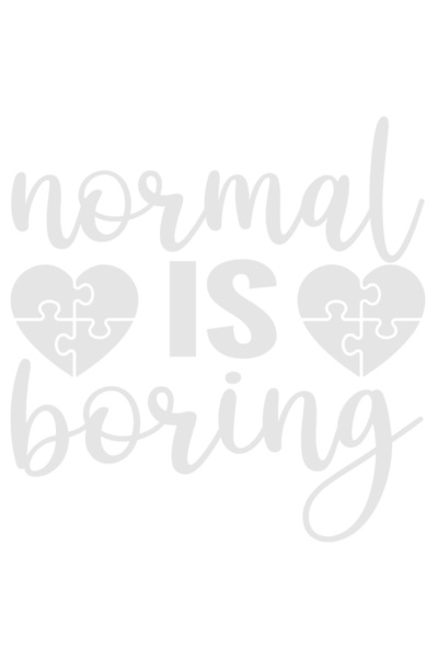 StoryGift Romania Sticker Autocolant 70CM Exterior cu textul "Normal is borin...