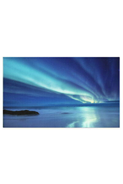 StoryGift Romania Tablou Canvas Fascinatia Luminilor Nordului In Lofoten, Nor...