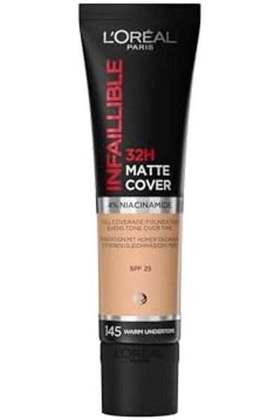 L'Oreal Paris Infallible Matte Cover Foundation 145 Rose Beige by L'Oreal Paris
