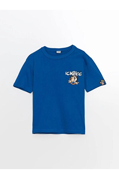 LC Waikiki Παιδικό μπλουζάκι LCW για αγόρια με στάμπα Nostalgic Monkey και λα...