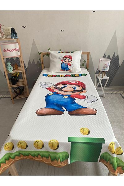 dekomingo Super Mario Baby and Child Baza Pique Set