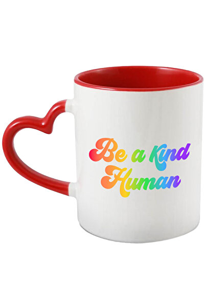 StoryGift Romania Cana cu mesajul in engleza "Be a kind human" - fii un om bu...