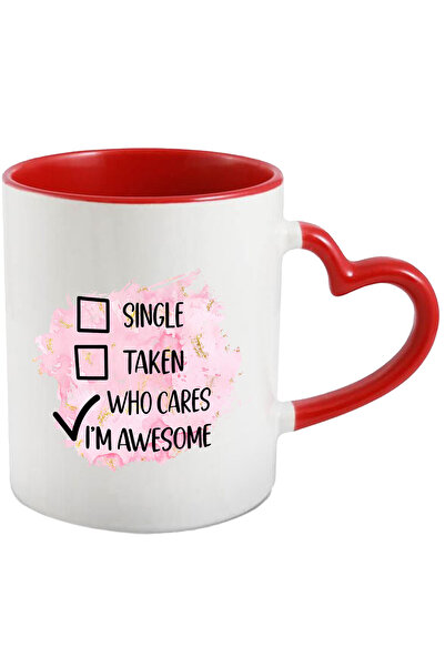 StoryGift Romania Cana cu mesajul "Single, Taken, Who cares, I'm awesome", il...