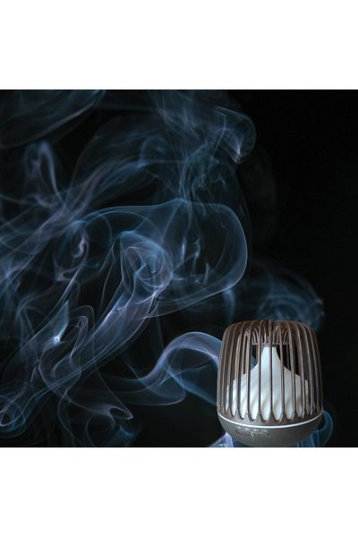 MACVI Difuzor Aromaterapie/Umidificator Macvi® cu Lampa 7 Culori, 500 ml, Culoare Negru