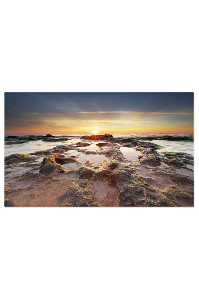 StoryGift Romania Tablou Canvas Apus Pe Marea Inalta, Peisaj Marin, Apus, Nat...