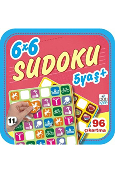 Pötikare Yayıncılık 6x6 Sudoku (11) / Kolektif / Pötikare Yayıncılık / 9786055083397