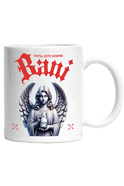 StoryGift Romania Cana inger de piatra, totul este despre bani teanc, 330ml, ...