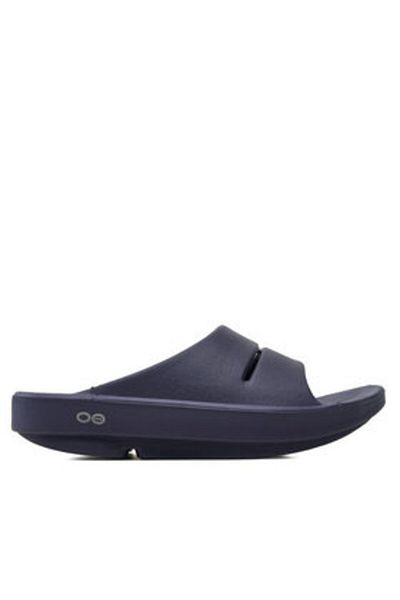Oofos men's flip flops OOAHH blue
