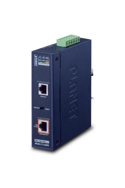 Planet PL-IPOE-171-95W 95W Tek Port Edüstriyel Multi Gigabit PoE++ Injectör