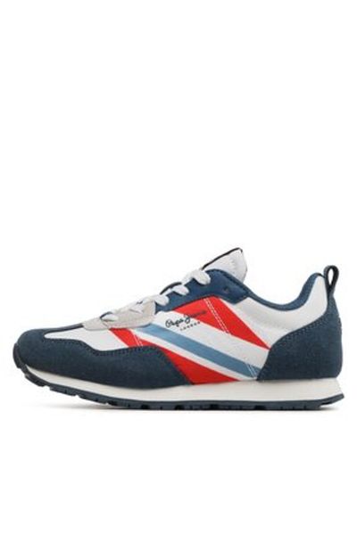 Pepe Jeans Teniși unisex pentru copii PBS30554 albi