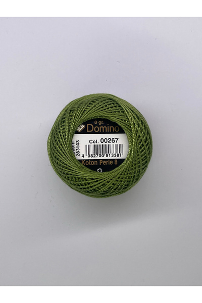 domino Κοτόν Περλέ Νο 8 Κλωστή Κεντήματος