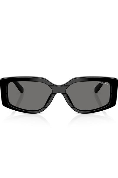 Vogue Ochelari de soare polarizați pentru femei Vogue VO5642SU W44/81 55, Plastic, Negru, 55 mm